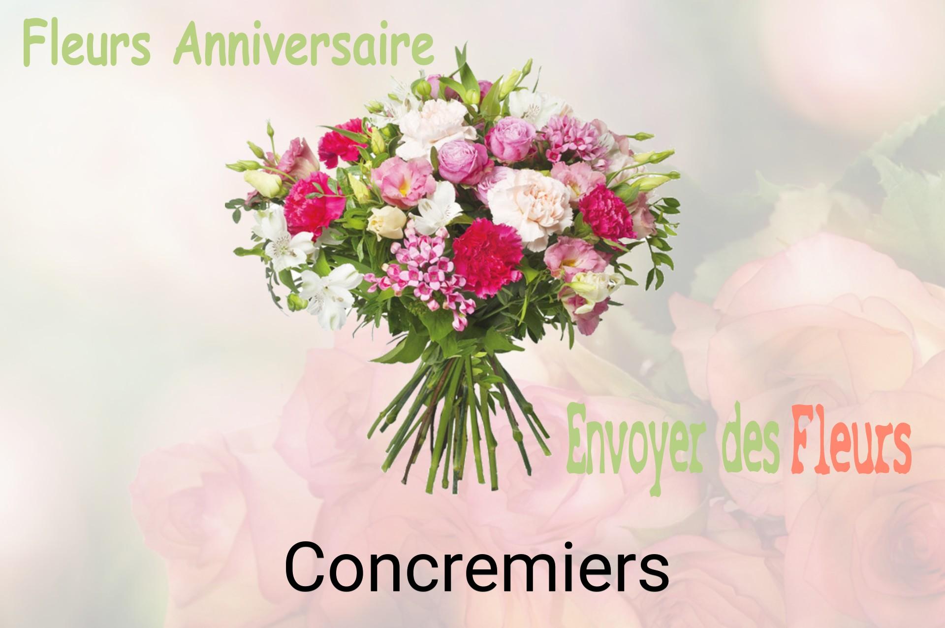 Bouquet de fleurs d’anniversaire livré à Concremiers