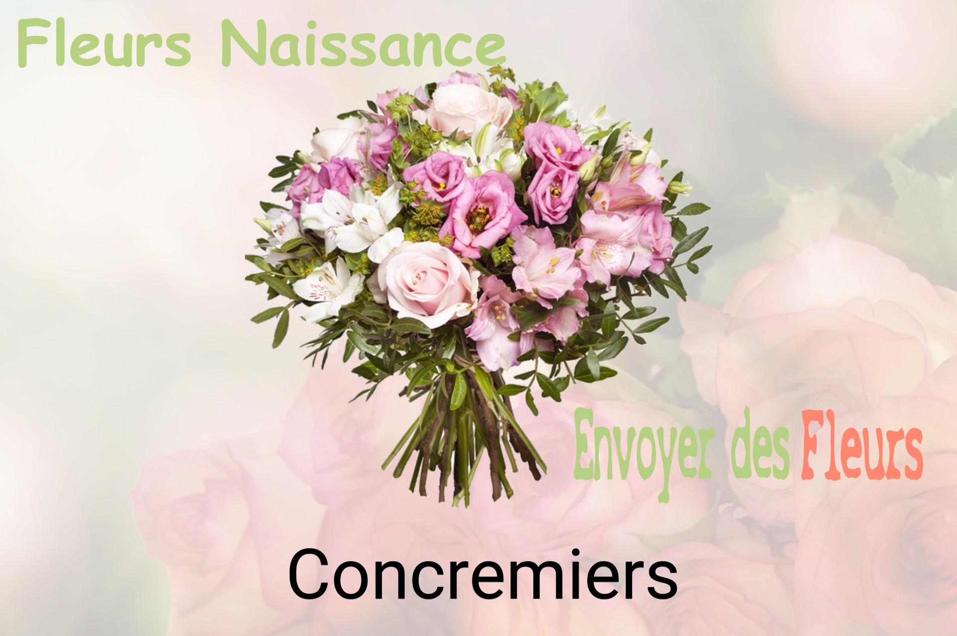 Bouquet de fleurs de naissance livré à Concremiers